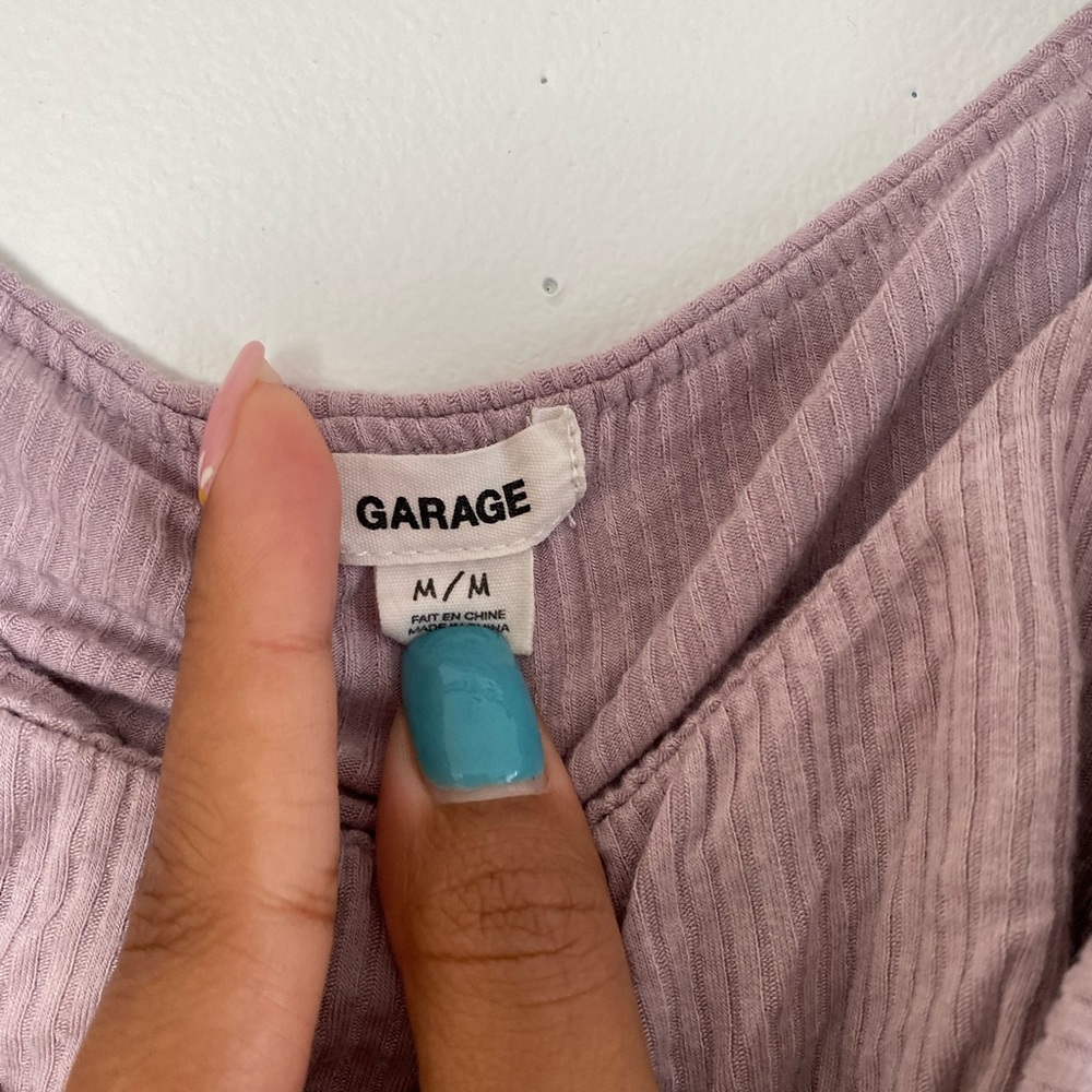 Lavender Ruffle Top from Garage. - Picture 3 of 5